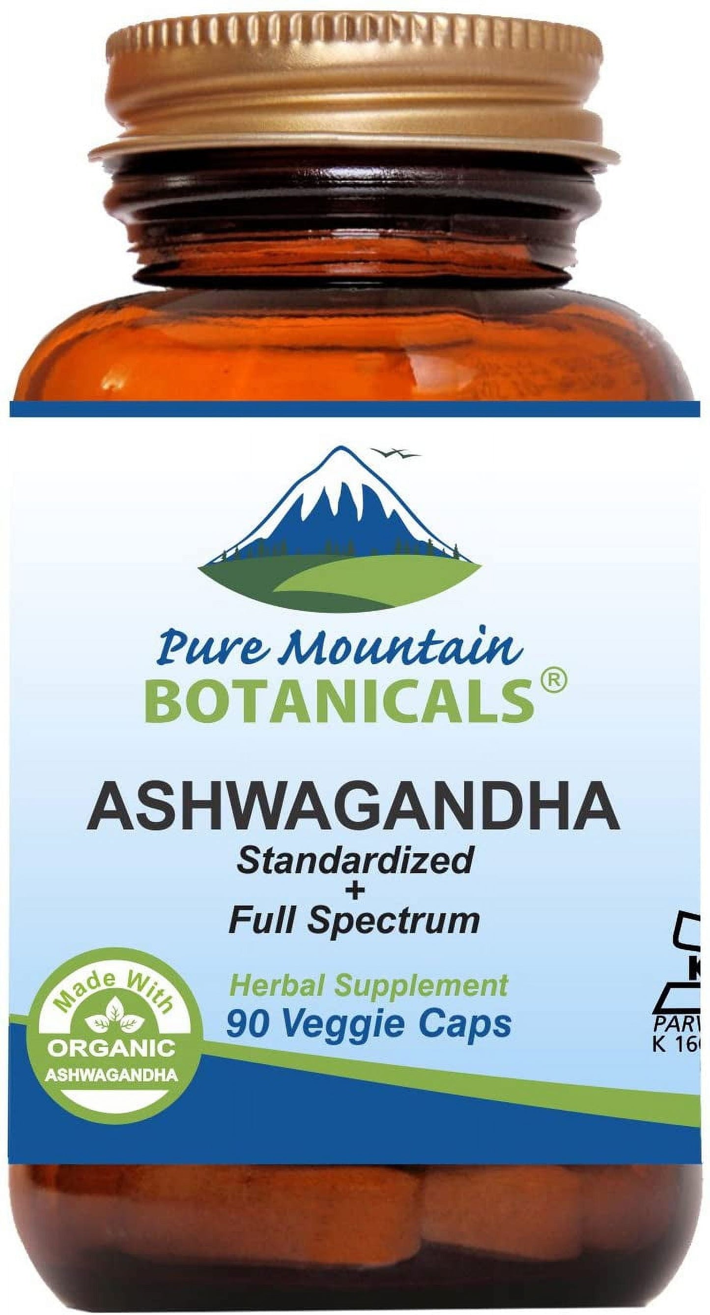 Cápsulas De Ashwagandha Kosher Cápsulas Veganas Con 475Mg De Raíz De Ashwagandha Y Potente Suplemento De Extracto De Ashwaganda