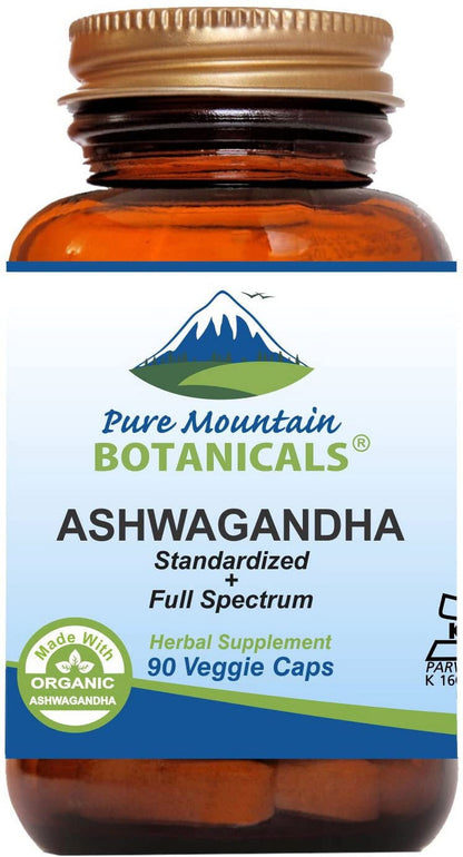 Cápsulas De Ashwagandha Kosher Cápsulas Veganas Con 475Mg De Raíz De Ashwagandha Y Potente Suplemento De Extracto De Ashwaganda